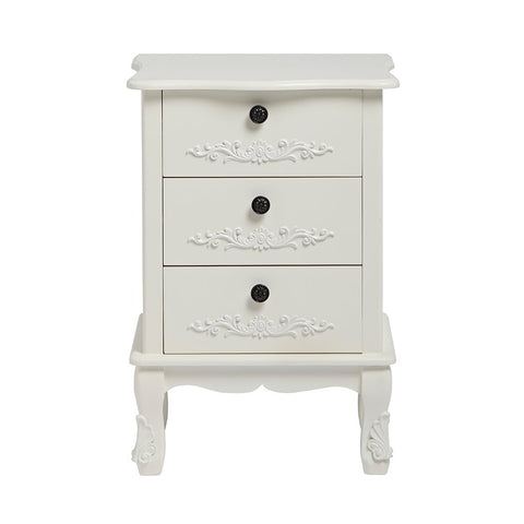 Antoinette 3 Drawer Chest White-0