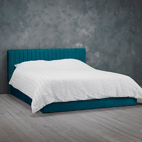 Berlin Teal Small Double Bed-0