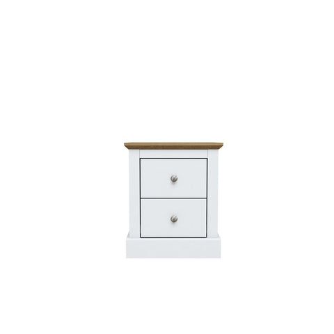 Devon Bedside Cabinet White-0