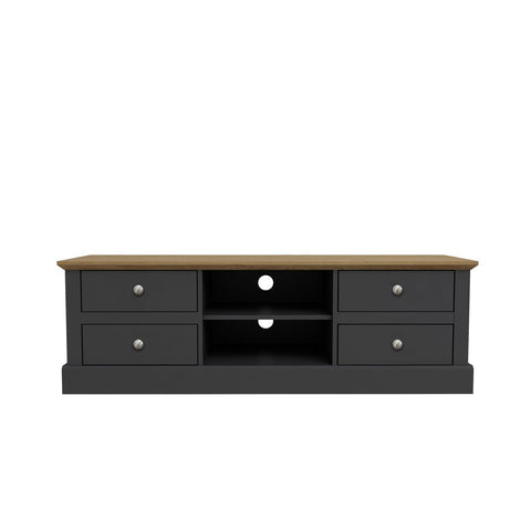 Devon TV Unit Charcoal-0