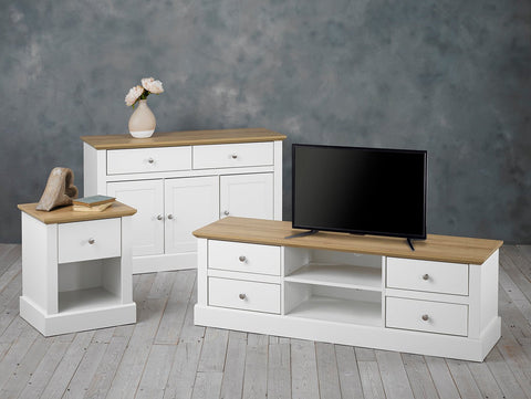 Devon TV Unit White-2