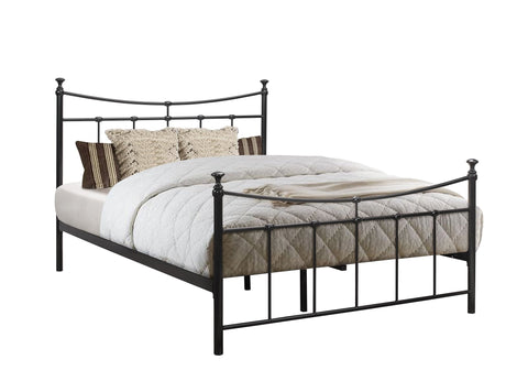 Emily Small Double Bed Black-3