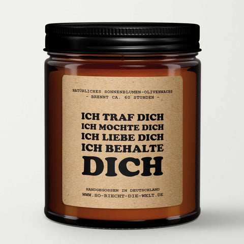 Ich traf dich, ich mochte dich, ich liebe dich, Duftkerze, Kerze, Valentinstags Geschenk für ihn, Jubiläumsgeschenk für Ehemann, Geburtstagsgeschenk für ihn, Jubiläumsgeschenk für ihn, Ehemann Geschenk, Geschenk für Männer-0