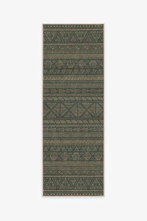 Wakanda Forever Bronze Green Rug-3