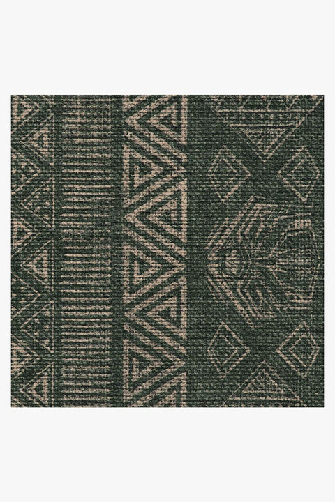 Wakanda Forever Bronze Green Rug-1